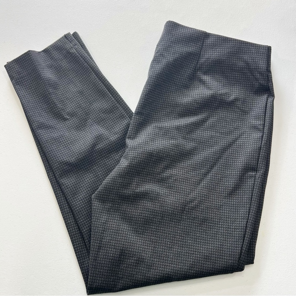 Chico's Houndstooth Pull On High Rise Comfy Stretch Leggings Size 14 Casual